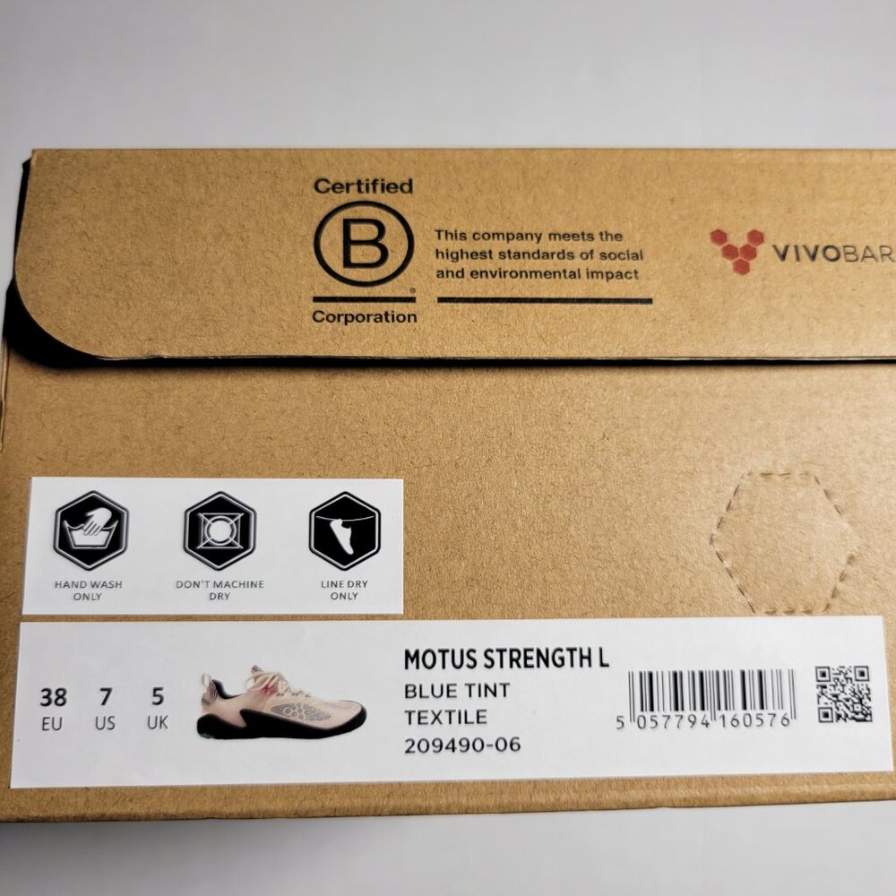 Vivobarefoot Motus Strength Womens in Blue Tint - Picture 5 of 11